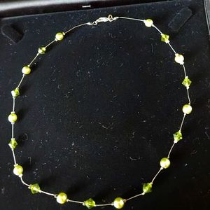 Freshwater pearl and beaded necklace